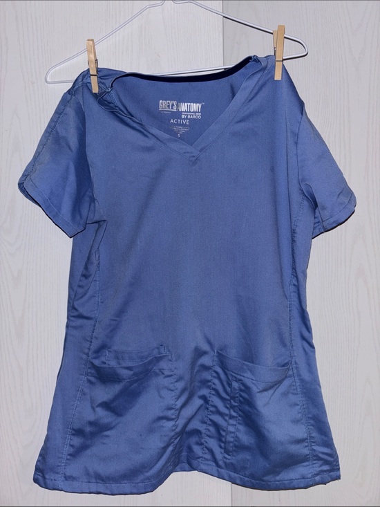 Grey's Anatomy Tops - Grey's Anatomy Navy V-Neck Scrub Top